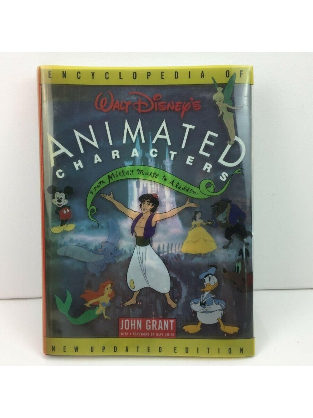 Vintage 90s Walt Disney's Encyclopedia of Animated Characters John Grant Book